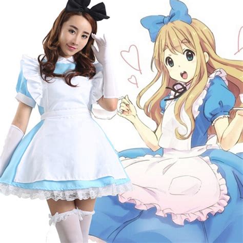 New Arrival Adult Anime Alice In Wonderland Halloween Costume For Woman