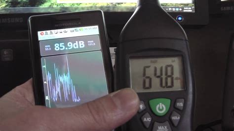 Use your microphone use your video library access your internet connection and act as a server. Droid deciBel App vs Extech Sound Meter - YouTube