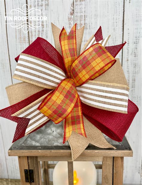 This Beautiful Fall Bow Is So Versatile You Can Display It On A Wreath