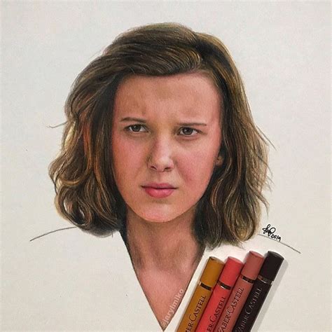 Stranger Things Millie Bobby Brown By Mkq Art MKQ Art Eleven Fanart