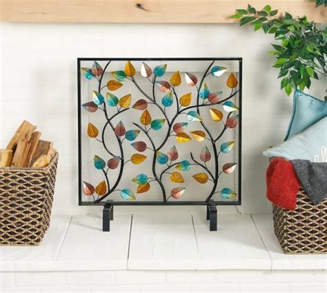 51 Decorative Fireplace Screens To Instantly Update Your Fireplace