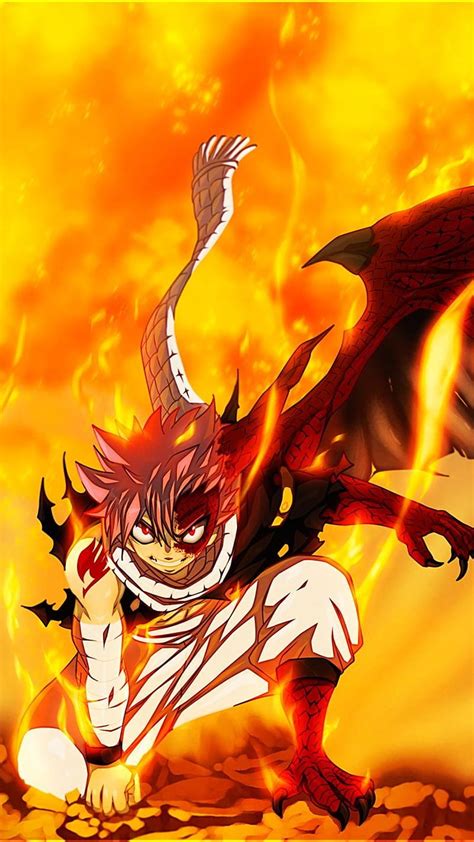 Natsu Dragon Fairy Tail Fairy Tale Dragon Slayer End Fire