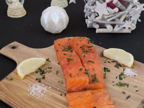 Le saumon gravlax aux algues spécialité nordique Recette par Karine Cuisine