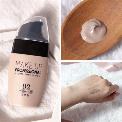 Face Foundation Concealer Cream Whitening Mineral Matte Base High Cover Professional Full