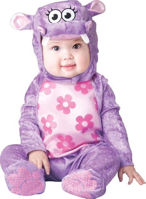 Incharacter Baby Girls Huggable Hippo Costume Clothing