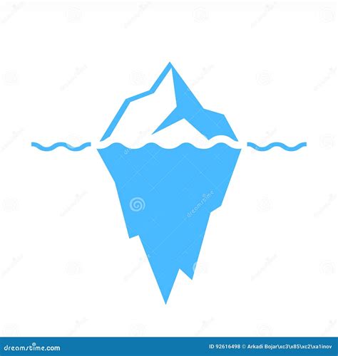 Iceberg Vector Collection Set Of Glaciers Blocks Of Ice Ice Floe