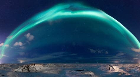 Powerful Solar Storm Sparks Stunning Northern Lights Photo One Big Photo