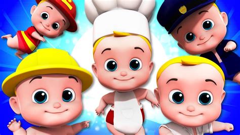 Five Little Babies Junior Squad Kindergarten Video Nursery Rhymes