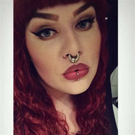 Women With Huge Septums Photo With Images Piercings For Girls Septum Nose Ring