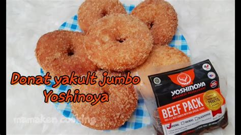 Chicken yakiniku siap disajikan dengan nasi putih hangat. Resep donat yakult jumbo yoshinoya | kreasi masakan yoshinoya - YouTube