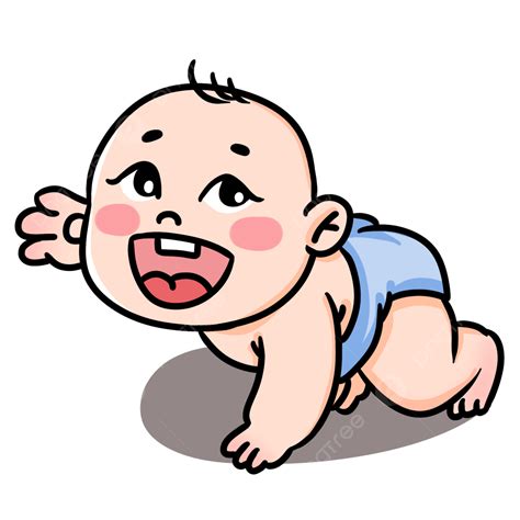 Little Baby Learning To Crawl Mother And Baby Baby Baby Png