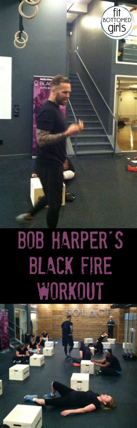 Smokin Hot Bob Harper Releases Black Fire Workout Bob Harper Workout Bob Harper Fitness