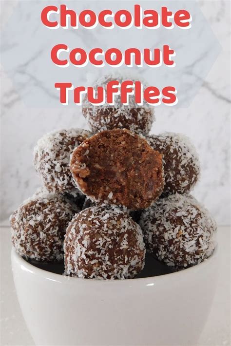 Chocolate Coconut Truffles Rustic Cooking Recipe Coconut Truffles