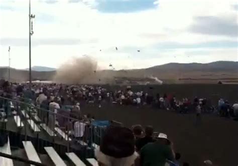 Plane Crashes At Reno Air Race At Least Three People Killed Video
