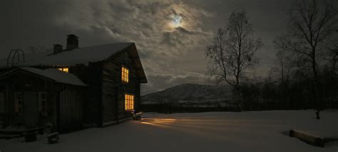 Midnight In The Arctic Winter Photograph By Pekka Sammallahti Fine