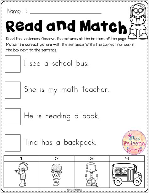 Printable Reading Games For 1st Graders