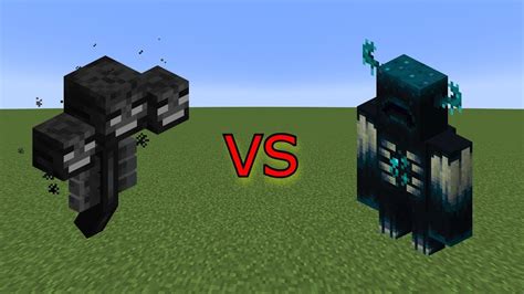 Warden Vs Wither Mİnecraft Youtube