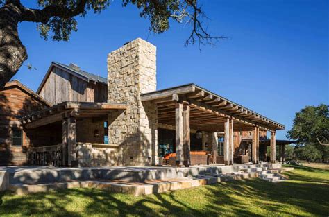 Modern Rustic Barn Style Retreat In Texas Hill Country Texas Style