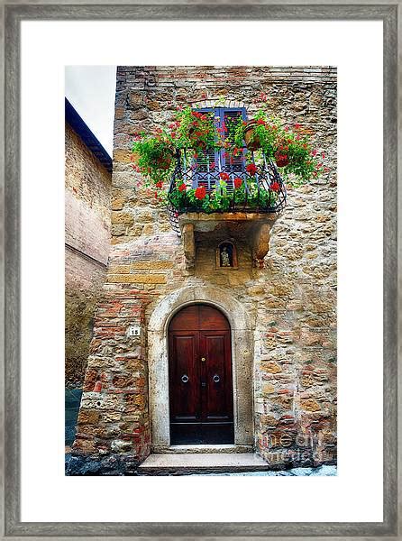 Tuscan House Entrance Photograph By George Oze