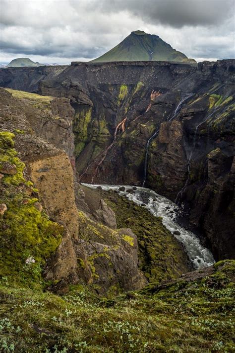 Markarfljótsgljúfur Markarfljót Canyon Thorsmork Iceland Summer