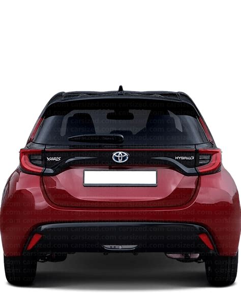 Dimensions Toyota Yaris 2020 Present Vs Volkswagen Golf 2012 2019