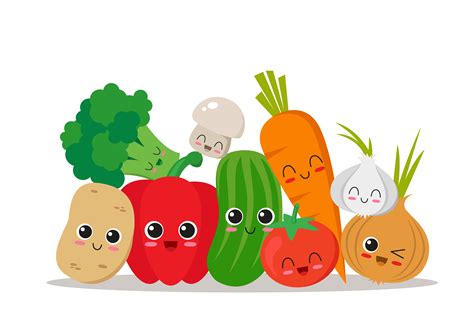 Download Vegetables Character Collection Vector Art Choose From Over A Million Free Vectors