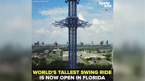 Worlds Tallest Swing Ride Now Open In Orlando