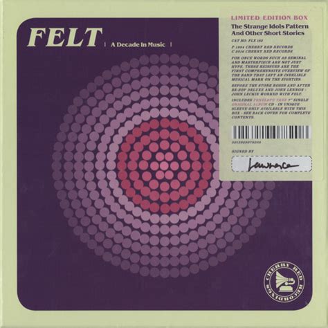 felt the strange idols pattern and other short stories 2018 cd discogs