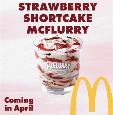 Mcdonalds Is Adding A Strawberry Shortcake Mcflurry To Menus And It