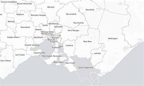 Lockdown Metro And Regional Victoria Map Victoria S Regions Cities