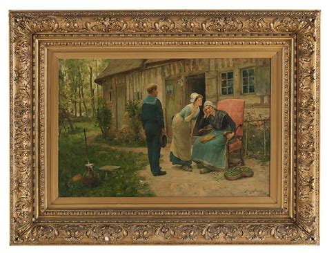 Sold Price Henry Bacon American 1839 1912 The Suitor Invalid