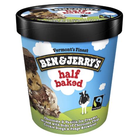 ben and jerry s half baked ice cream 458ml prices foodme