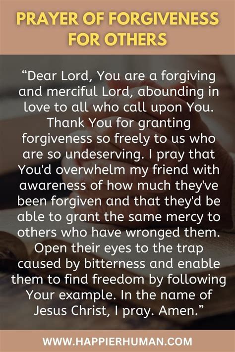 17 Prayers For Forgiveness Forgive Yourself And Others Happier Human