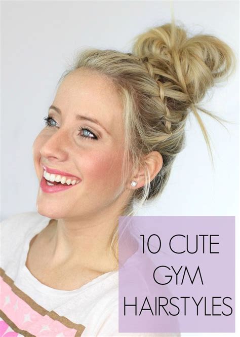 10 Cute Workout Hairstyles Workout Hairstyles Sporty