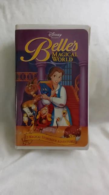 Disney Beauty And The Beast Belles Magical World Vhs 1998 Walt
