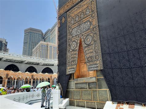La Meca Arabia Saudita Junio De 2022 Hermosa Vista De La Kaaba Y La