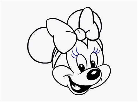 How To Draw Minnie Mouse In A Few Easy Steps Minnie Mouse Easy