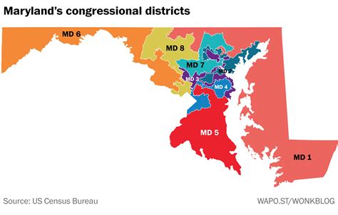 Map Of Maryland Congressional Districts World Map