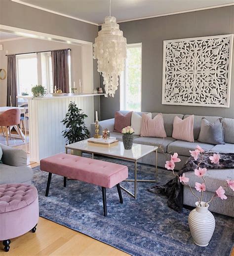 31 Pink And Grey Living Room Walls Chalonermatylda