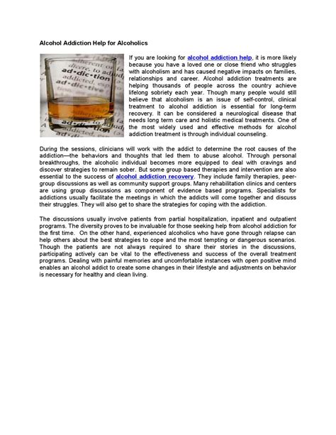 Types Of Alcohol Addiction Help For Alcoholics By Micky Laurens Issuu