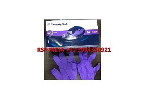 Kc500 Purple Nitrile Powder Free Exam Gloves At Best Price In