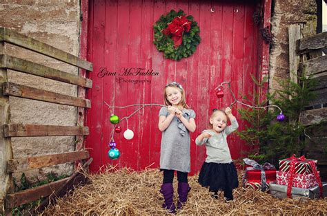 Cute Kids Christmas Shot Gina Mcfadden Photograpy On Facebook Page