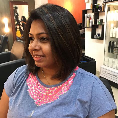 Chubby Girl Long To Short Bob Cut Hair Style Village Barber Stories