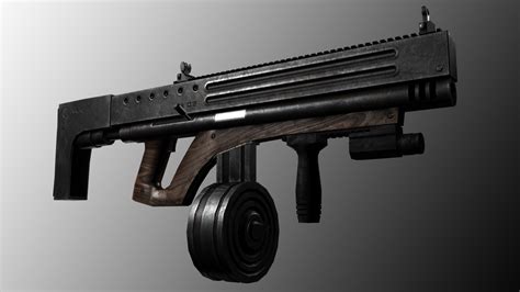 50 Cal Smg Retextured Wip At Fallout New Vegas Mods And Community