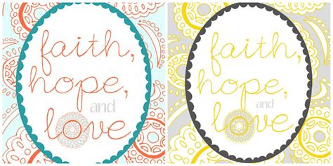 A Picture Of A Heart Free Printable Faith Hope And Love