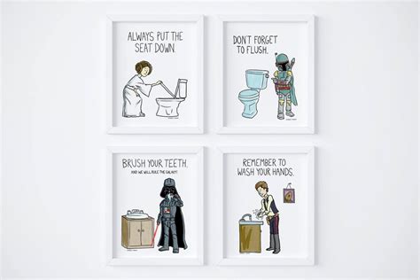 This Use The Force Toilet Sign Belongs In Every Star Wars Geeks Bathroom