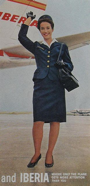 Qué Glamour El De Aquellos Años 60 En Iberia Vintage Airline