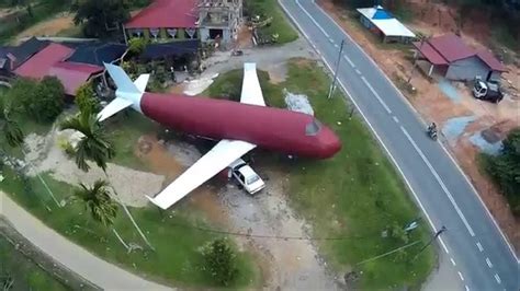 Replika Kapal Terbang Sik Kedah Drone Aerial Vi Youtube