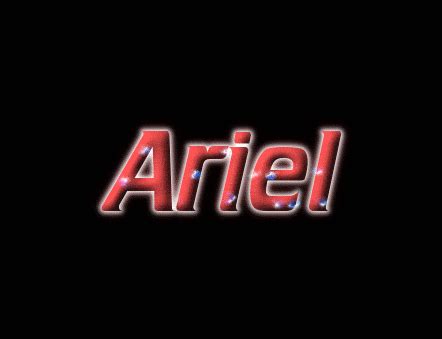 Ariel ロゴ フレーミングテキストからの無料の名前デザインツール