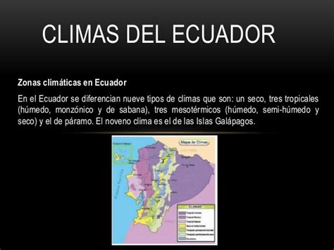 Climas De Ecuador El Clima Del Ecuador Images
